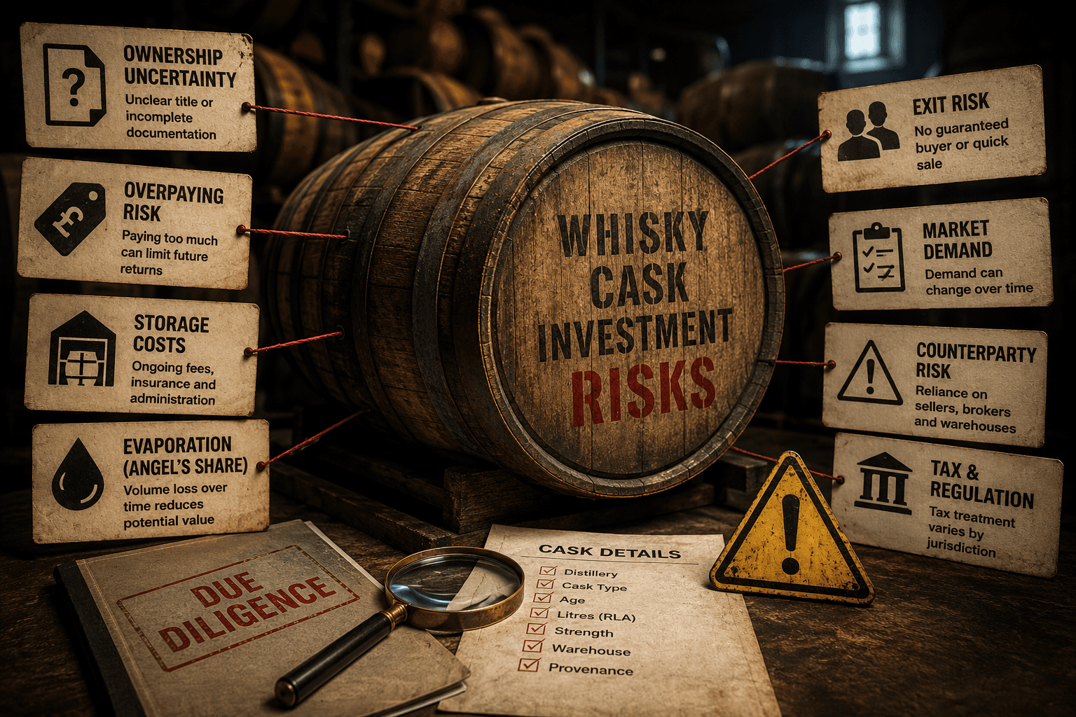 Whisky Cask Investment Risks: What Buyers Should Know