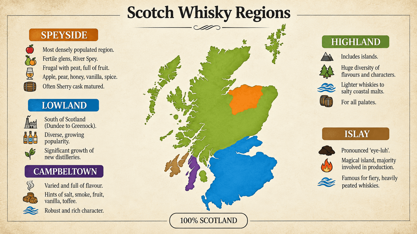 The Whisky Regions of Scotland: Complete Guide to Scotch Whisky